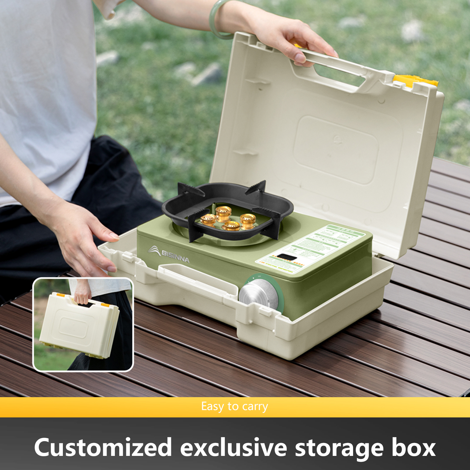 BISINNA Camping Gas Stove 5800 - огляд і ціна Camping Cooking Heater