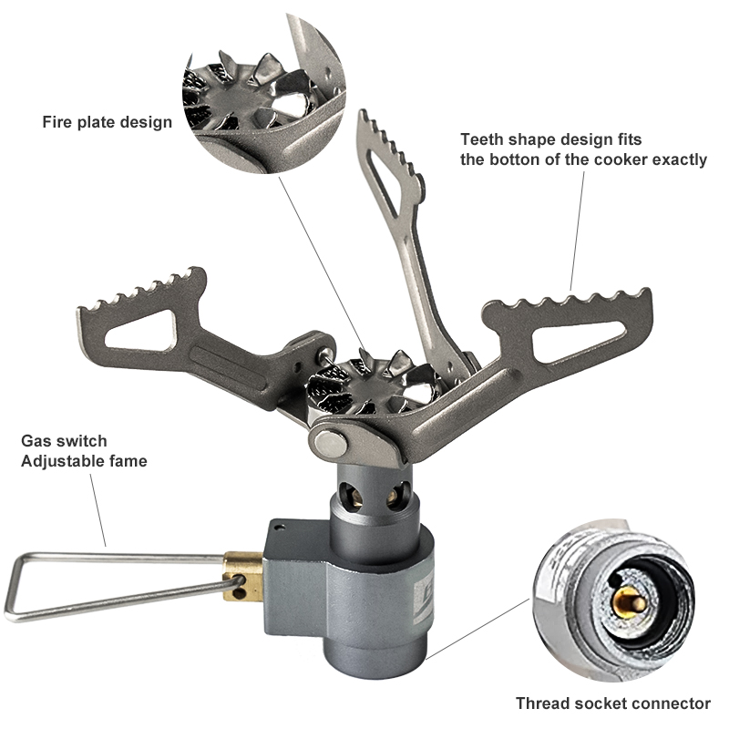 BRS Outdoor Gas Stove Mini Cam - огляд і ціна Camping Cooking With Gas