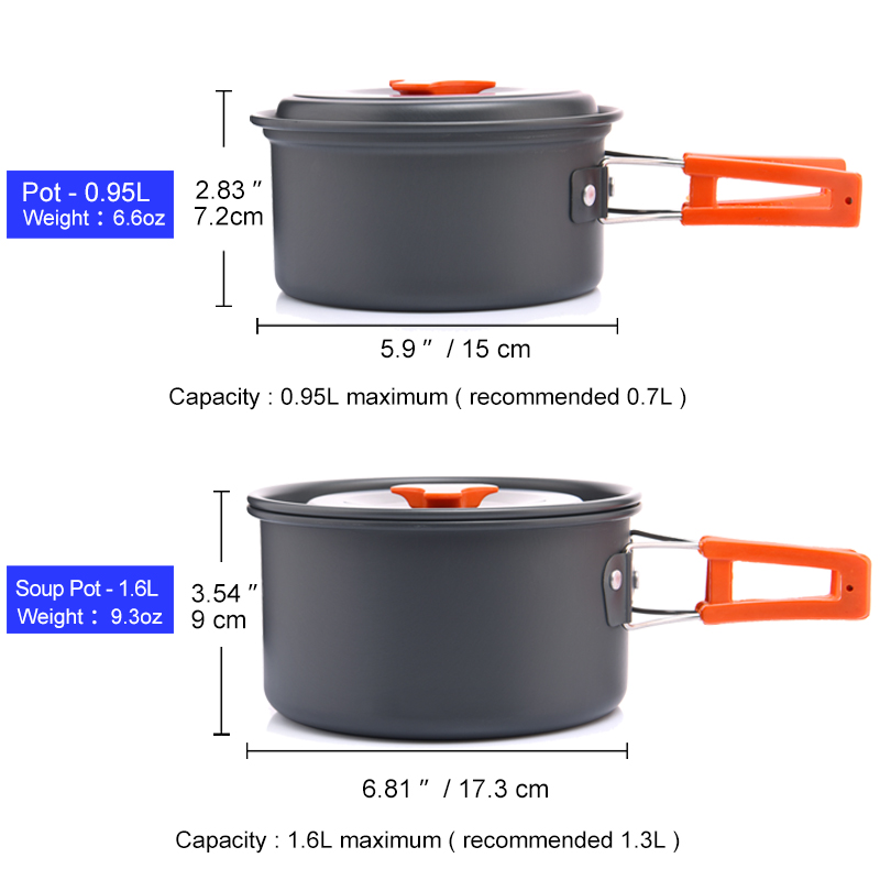 Widesea Camping Outdoor Cookwa - огляд і ціна Camping Cooking Hardware
