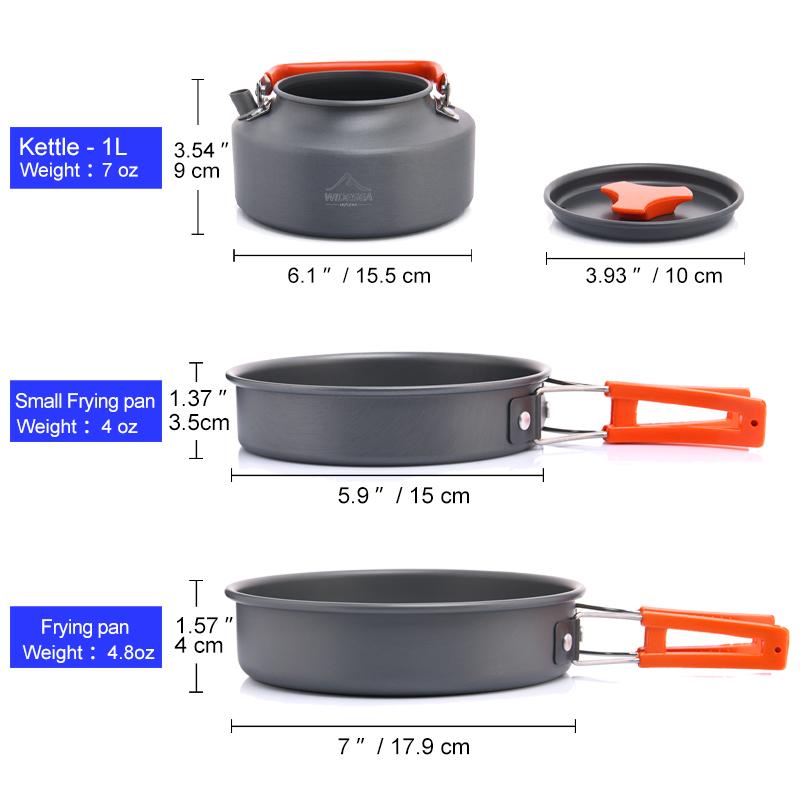 Widesea Camping Outdoor Cookwa - огляд і ціна Camping Cooking Hardware