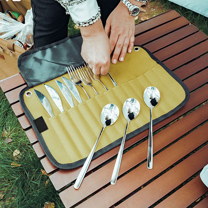 Portable outdoor cutlery stora - огляд і ціна Camping Cooking Equipment Bag
