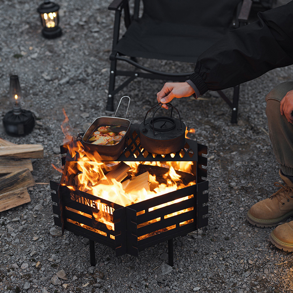 Camping Firewood Brazier Carbo - огляд і ціна Camping Cooking Rack