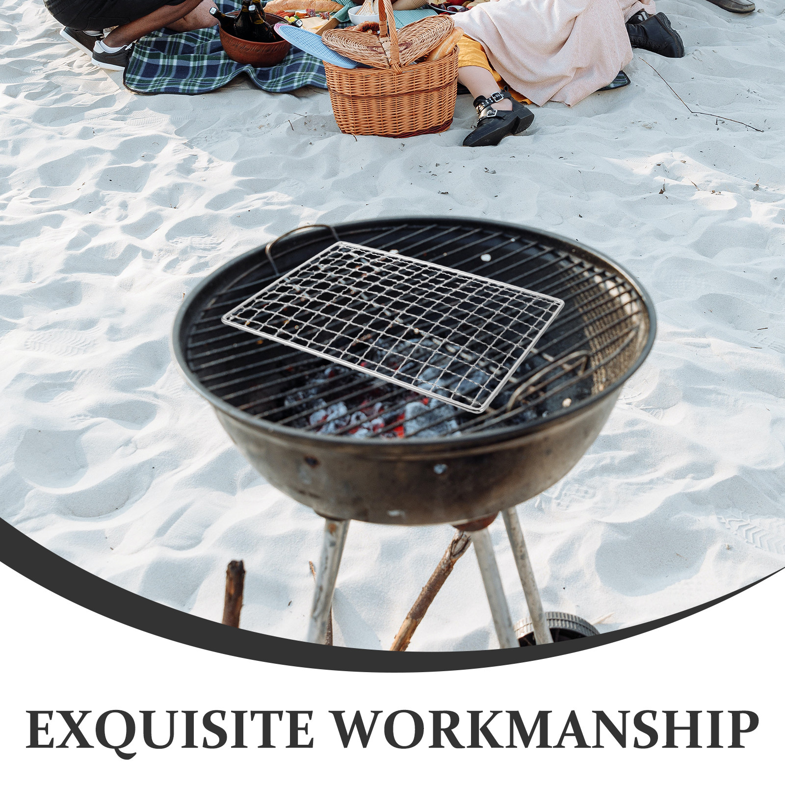 Stainless Steel Grill Mesh Mat - огляд і ціна Camping Cooking Area