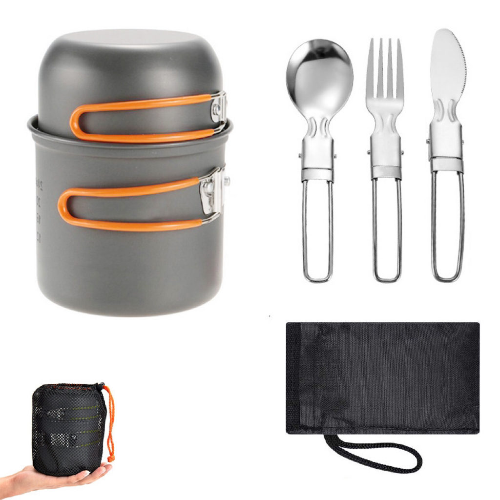Outdoor Travel Camping Cookwar - огляд і ціна Camping Cooking Equipment Bag
