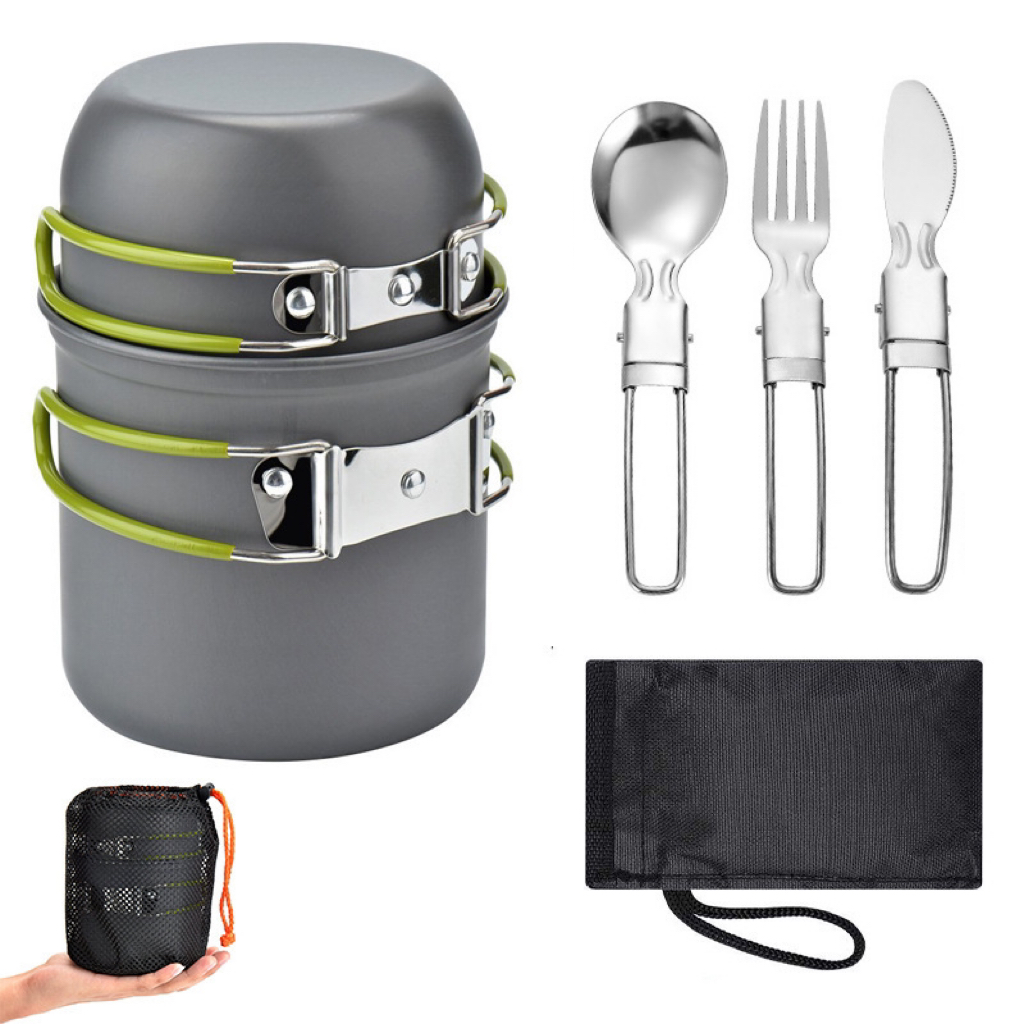 Outdoor Travel Camping Cookwar - огляд і ціна Camping Cooking Equipment Bag