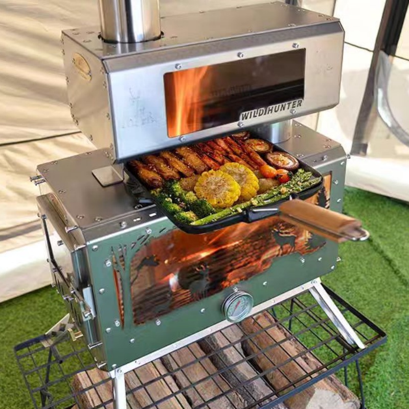 Camping Firewood Stove 2-Side  - огляд і ціна Camping Cooking Area