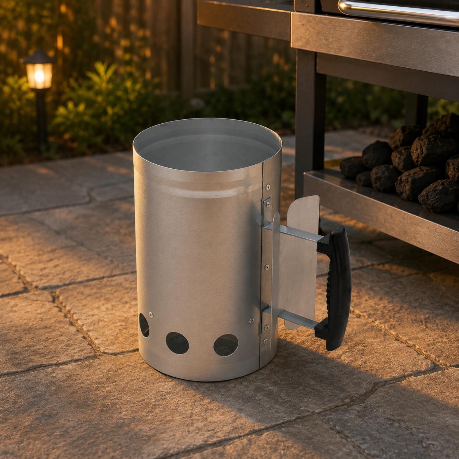 Charcoal Chimney Starter Cylin - огляд і ціна Charcoal Chimney Starter