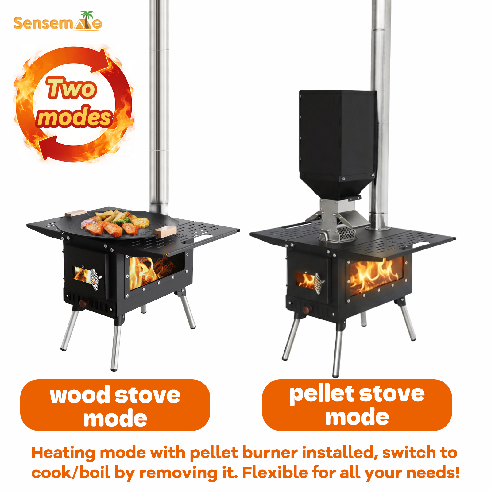 Pellet Stove Camping Stainless - огляд і ціна Camping Cooking Heater