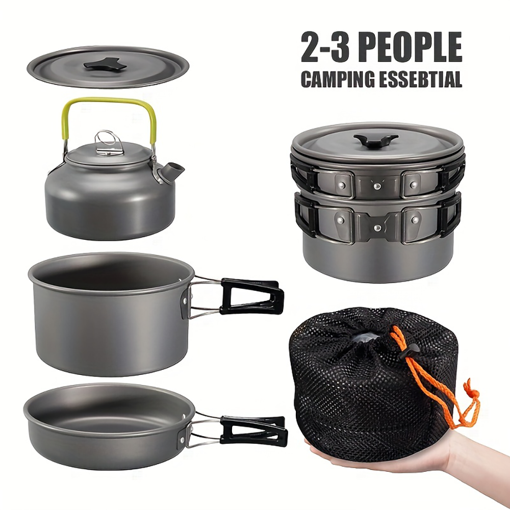 Outdoor Camping Cookware Set A - огляд і ціна Camping Cooking Set 2 Person