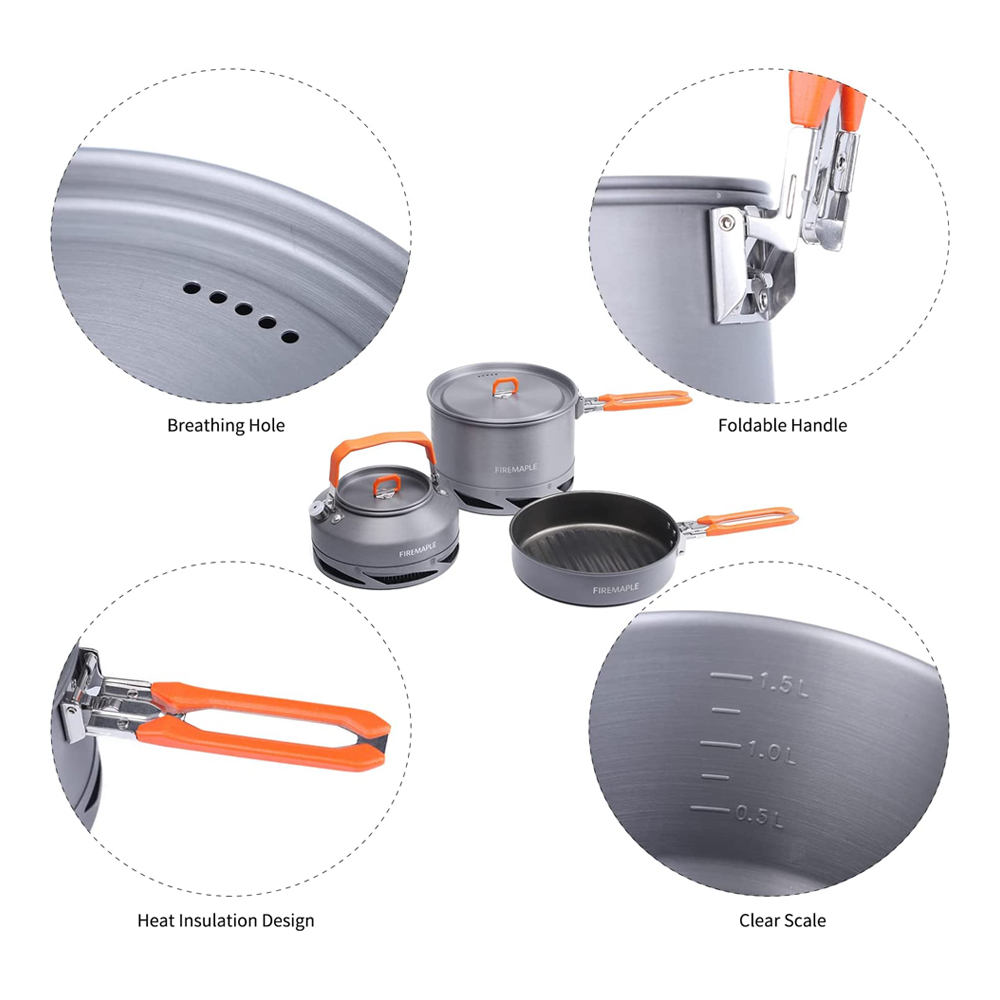 Fire Maple Camping Cookware Ut - огляд і ціна Camping Cooking Hardware