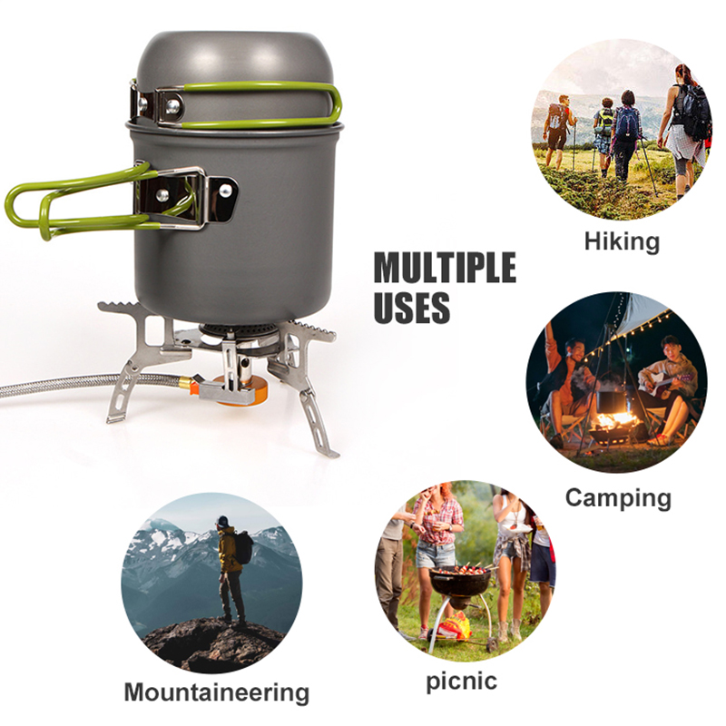 WESTTUNE Camping Pot Hiking Co - огляд і ціна Camping Cooking Set 2 Person