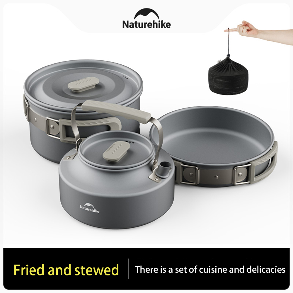 Naturehike Outdoor Pot Set,Cam - огляд і ціна Camping Cooking Set Compact