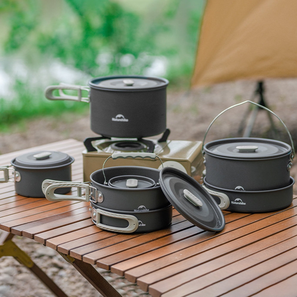 Naturehike Outdoor Pot Set,Cam - огляд і ціна Camping Cooking Set Compact