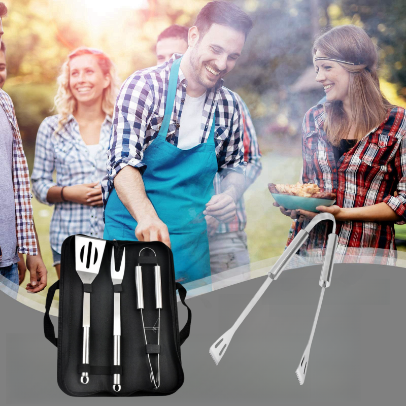 BBQ Tools Set Barbecue Utensil - огляд і ціна Camping Cooking Equipment Bag