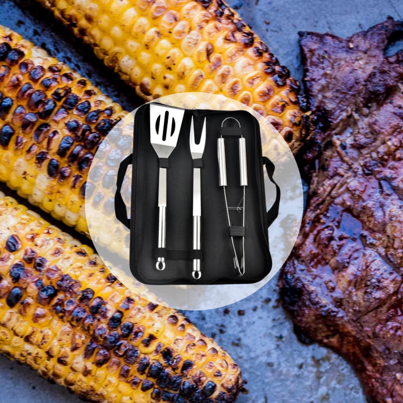 BBQ Tools Set Barbecue Utensil - огляд і ціна Camping Cooking Equipment Bag