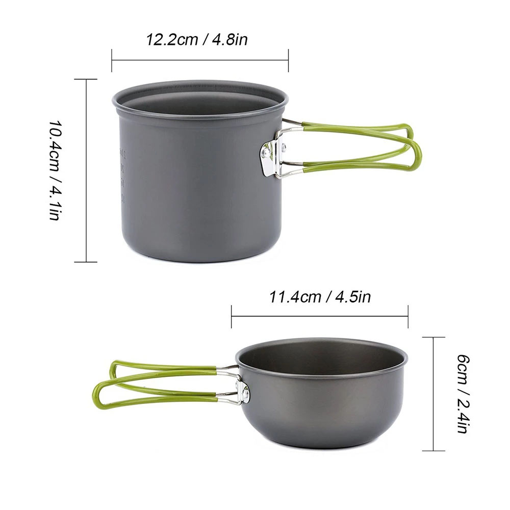 Camping Cookware Kit with Stov - огляд і ціна Camping Cooking Rack