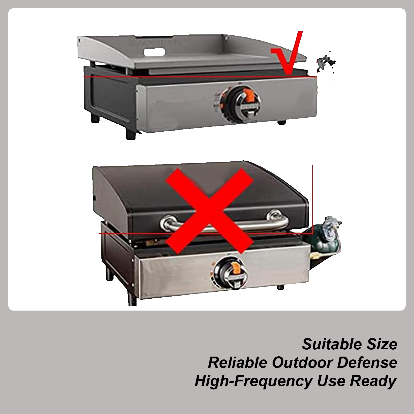 Grilling Cover Heavy Duty Wate - огляд і ціна Camping Cooking Area